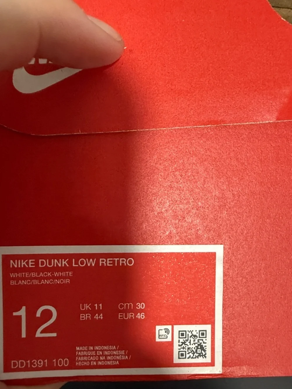 Nike Black and White Low-Top Panda Dunks